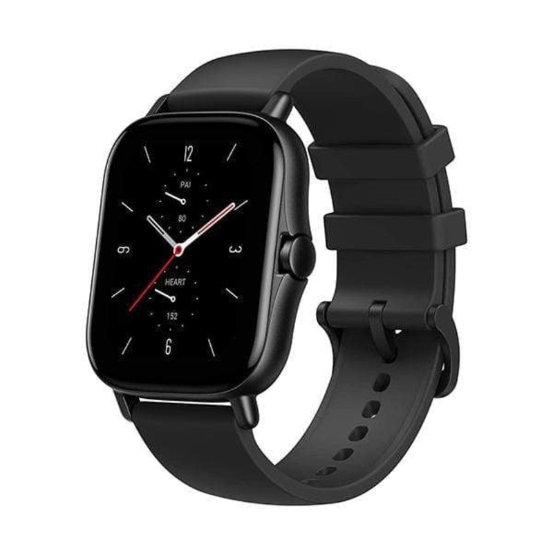 Amazfit GTS 2 Smartwatch with 1.65 AMOLED Display, Built-In GPS, 3GB Music Storage, 7-Day Battery Life, Bluetooth Phone Calls, 90 Sports Modes, Health Tracking, Water Resistant + Official Warranty