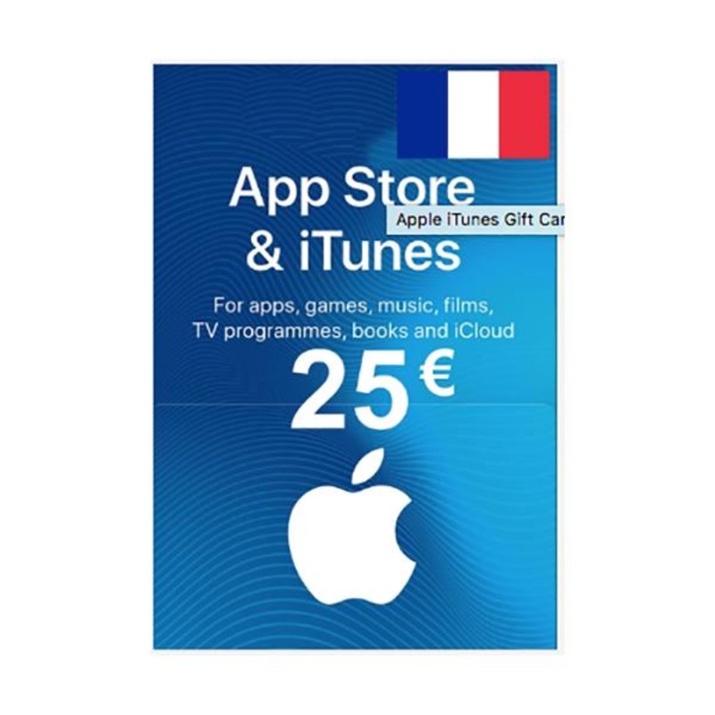 Apple Gift Card 25 Euro – FRANCE