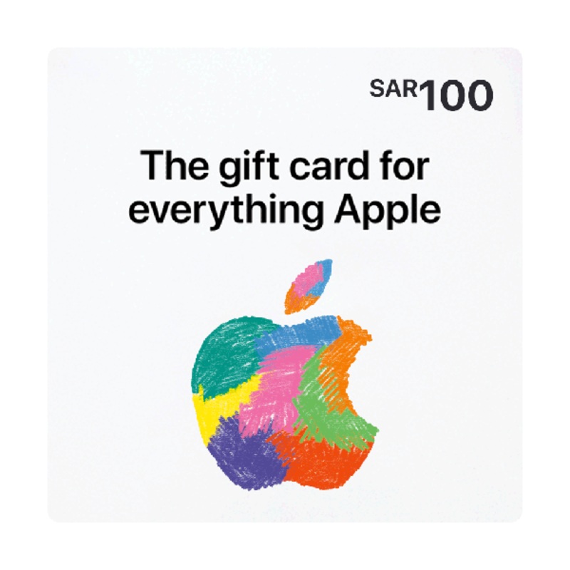 Apple Gift Card SAR 100 – KSA