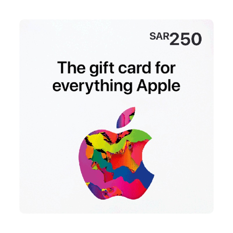 Apple Gift Card SAR 250 – KSA