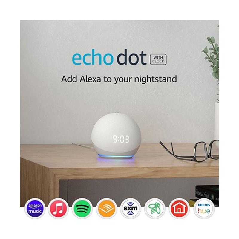 Echo Dot (4th Gen) | Smart Speaker with Clock and Alexa