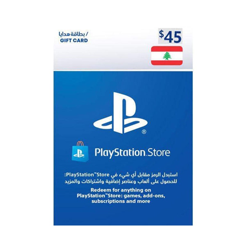Lebanon PlayStation Gift Card – 45 USD
