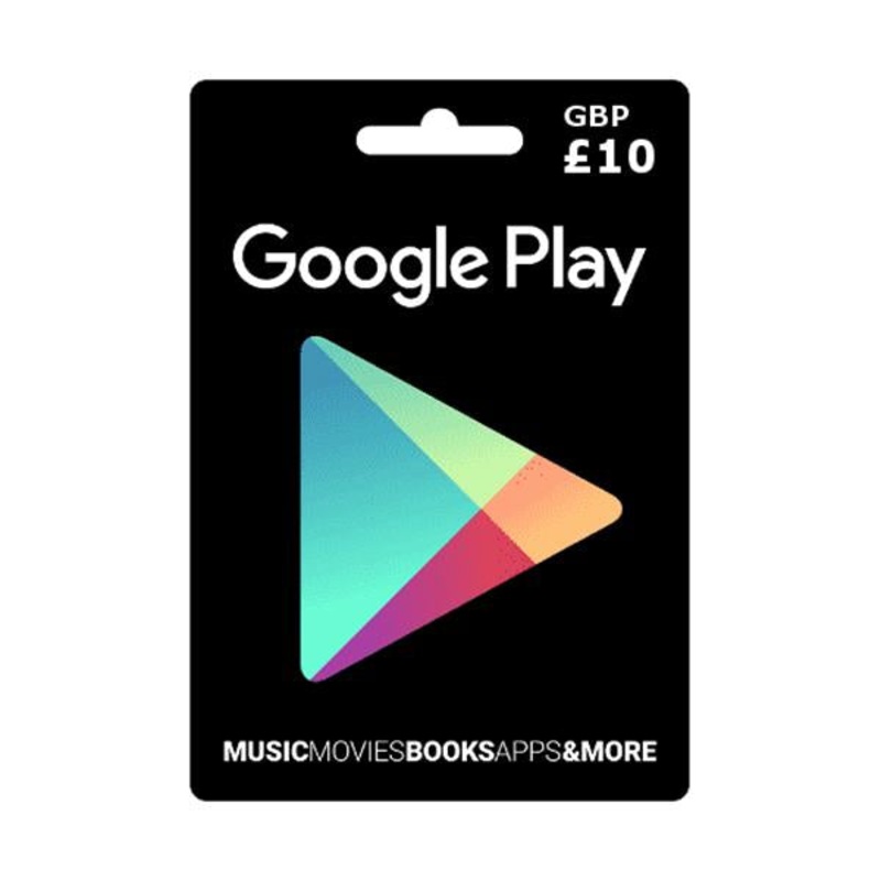 UK Google Play Gift Code GBP 10