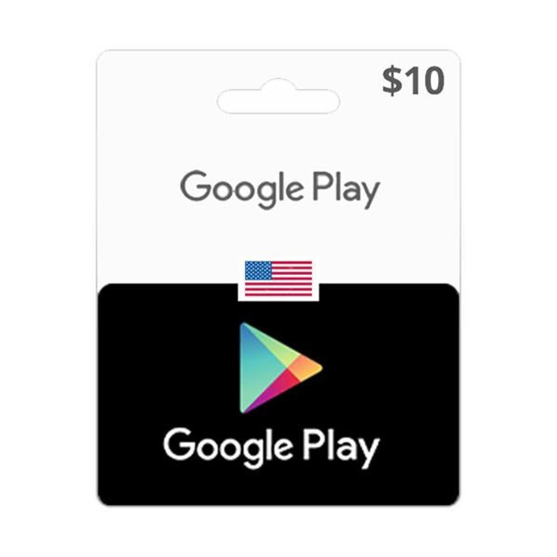 USA Google Play Gift Code USD 10 – Redeemable Only in USA