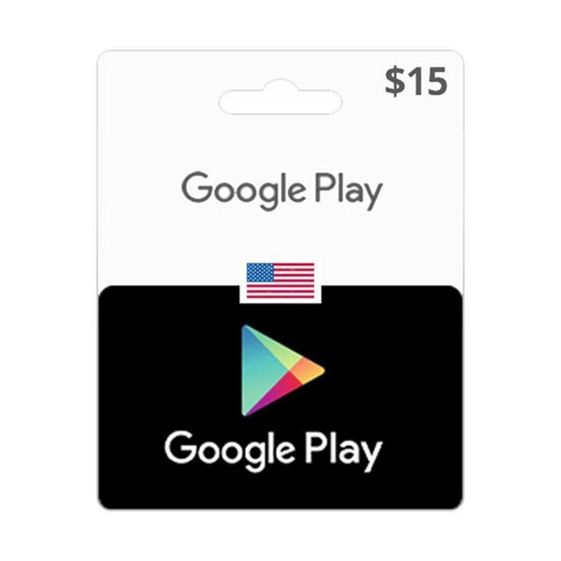 USA Google Play Gift Code USD 15 – Redeemable Only in USA