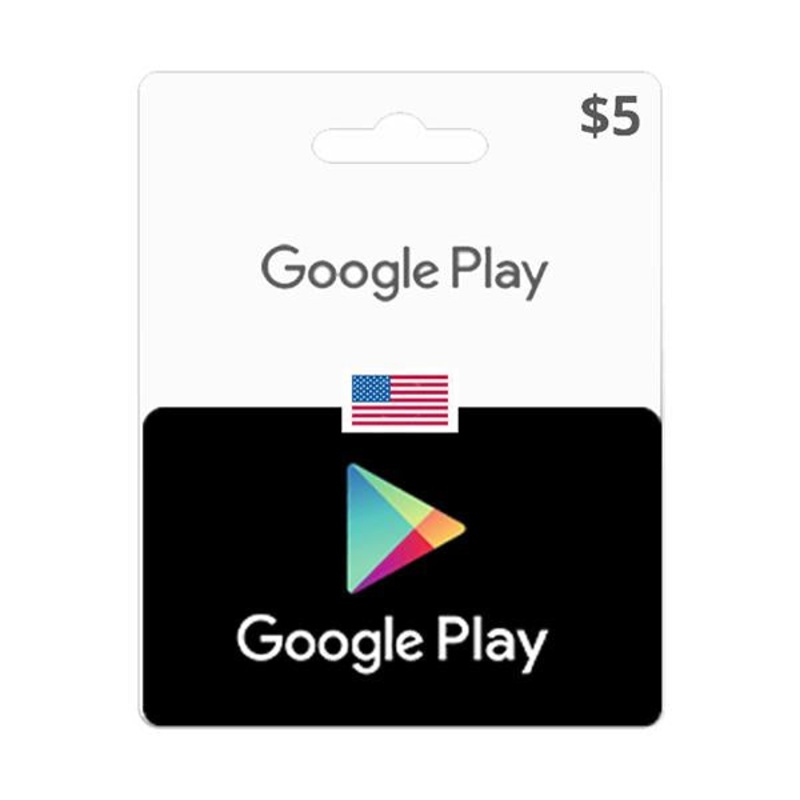 USA Google Play Gift Code USD 5 – Redeemable Only in USA