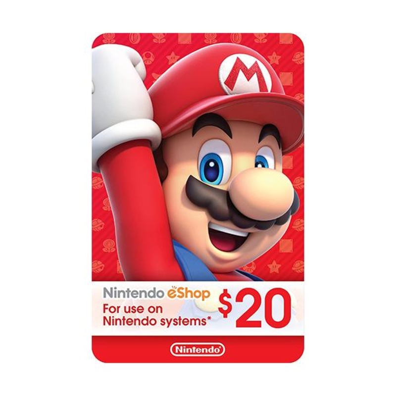 USA Nintendo eShop Gift Card – 20 USD Topup Card