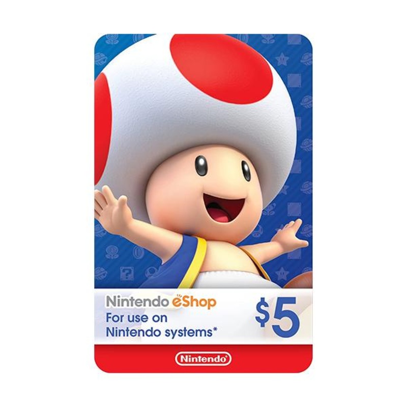 USA Nintendo eShop Gift Card – 5 USD Topup Card