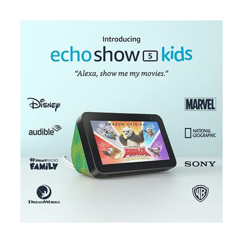 Echo Show 5 (2nd Gen) Kids | Designed for kids, with parental controls