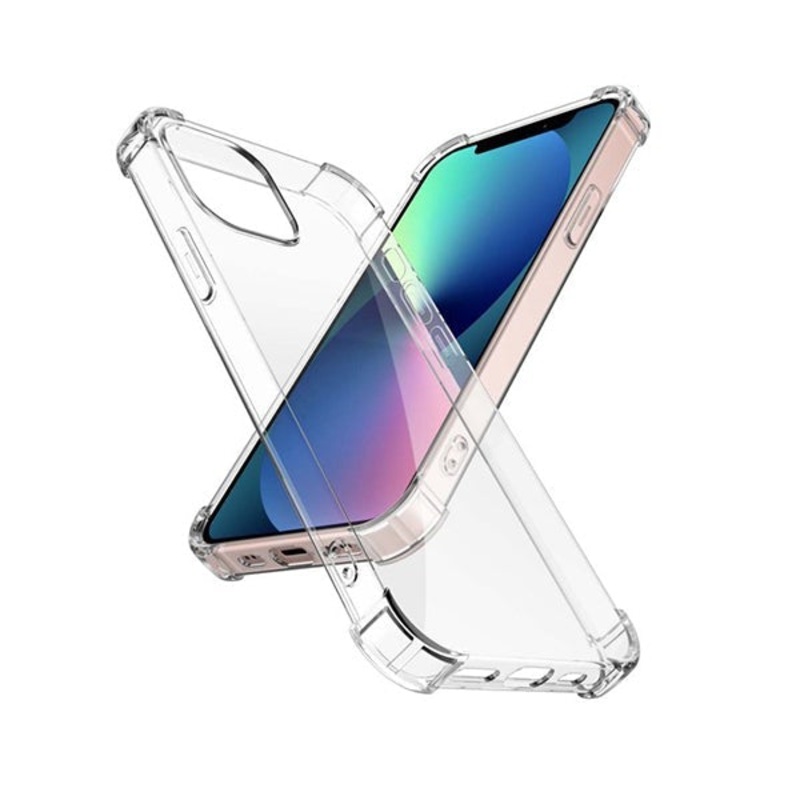 iPhone 13 Pro Crystal Clear TPU Transparent Case Protective Back Cover