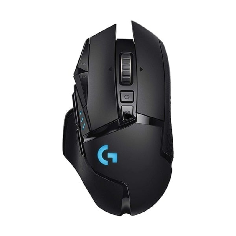 Logitech G502 Lightspeed Wireless Gaming Mouse with Hero 25K Sensor, Powerplay Compatible, Tunable Weights and Light sync RGB