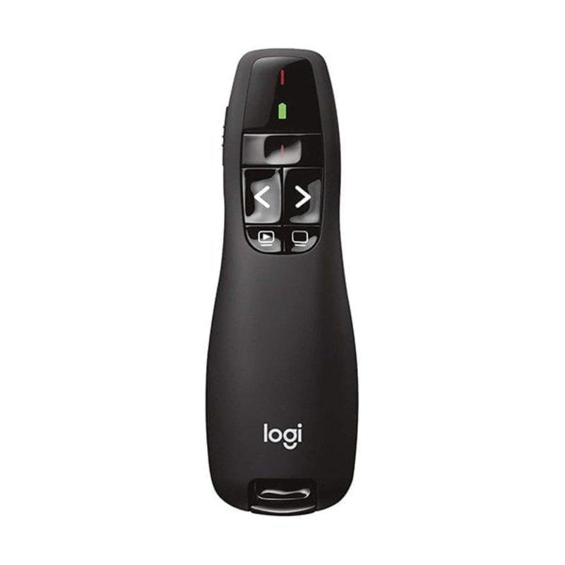 Logitech Wireless Presenter R400, Wireless Presentation Remote Clicker with Laser Pointer – 910-001356