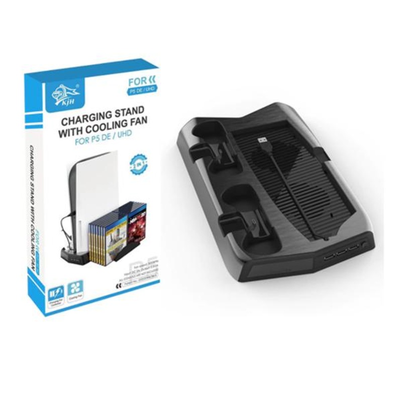 PS5 Charging Stand With Cooling Fan Ultra HD
