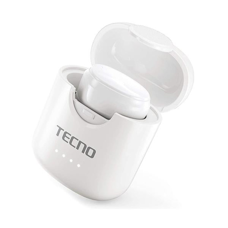 Tecno Minipod M1 with Portable Charging case, Upto 18 hrs of Playback, IPX4 Water Resistance, Noise Cancellation, BT 5.0, Smart Touch Controls