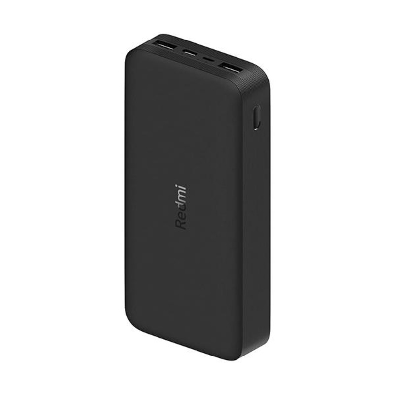 Xiaomi 20000 mAh Redmi Power Bank, Fast Charge, Two-Way 18W Fast Charge, Dual Input and Output Ports, 74Wh High Capacity, External Battery Pack Compatible with iPhone, Samsung, Android Devices