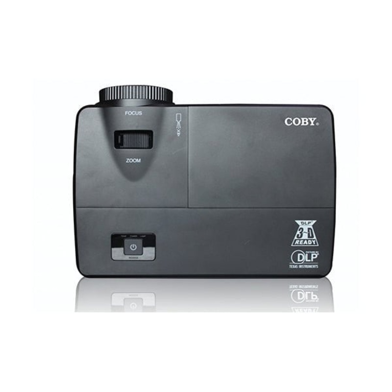 Coby DLP Projector 3000 Lumens With Image Size 30- 300 & Projection Distance 1.4m – 12m – CPT809