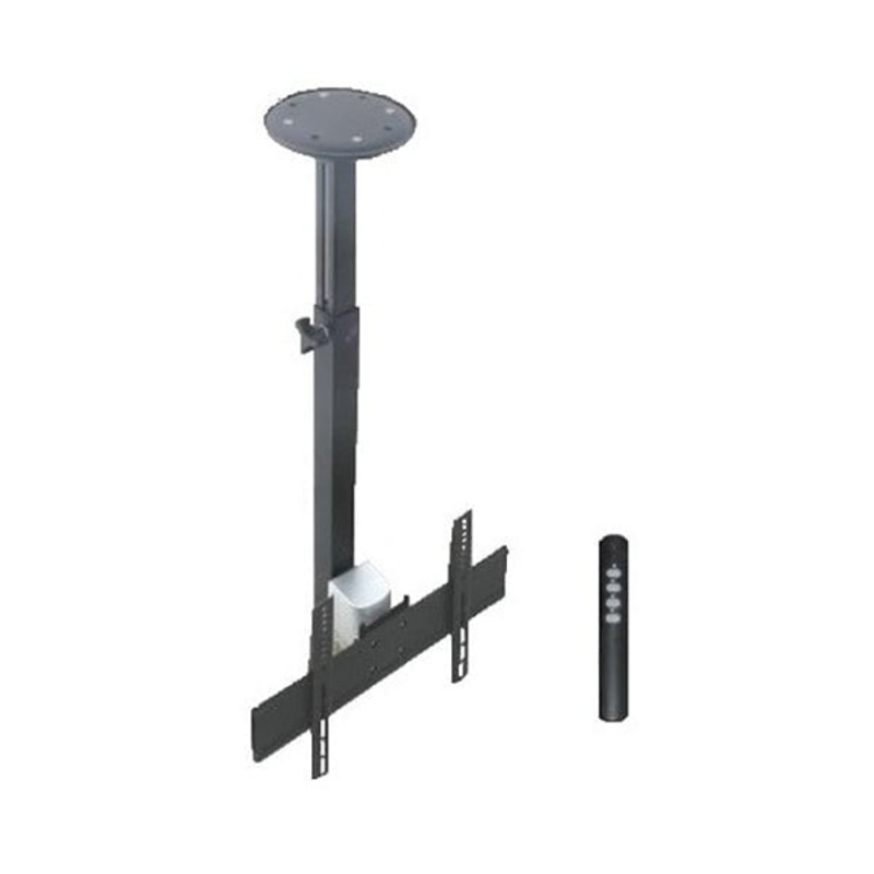 Conqueror, Motorised Ceiling Stand with Remote for LED / LCD / Plasma TV 14-42 Weight 40kgs, Vesa 400 x 300, Max Length 79cm, Pan +25 -25 Left & Right, Dimension 440*335 Max- H86-M