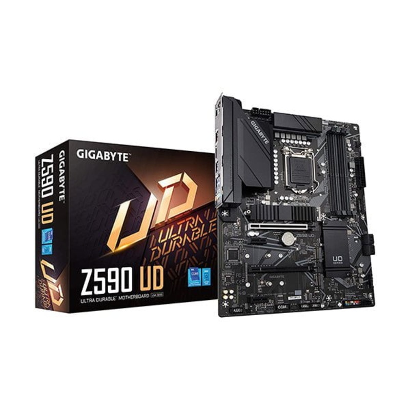 GIGABYTE Z590 UD (LGA 1200/ Intel Z590/ ATX/ Triple M.2/ PCIe 4.0/ USB 3.2 Gen 2/ 2.5GbE LAN/ Motherboard)