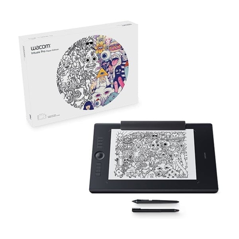 Wacom PTH860P Intuos Pro Paper Edition digital graphic drawing tablet for Mac or PC, Large, New Model
