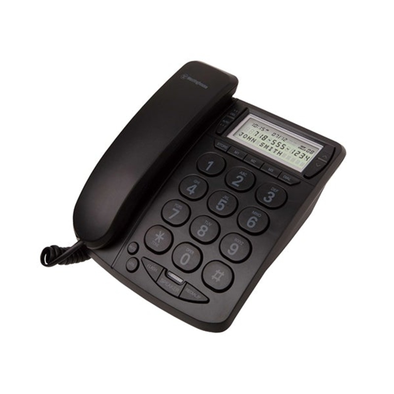 Westinghouse Trimline Corded Telephone – 215BK