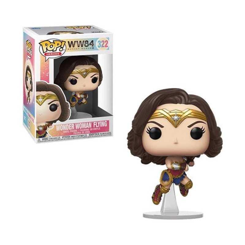 Funko POP Movies: Wonder Woman 1984, Wonder Woman Flying (Metallic), Multicolor – FU47373