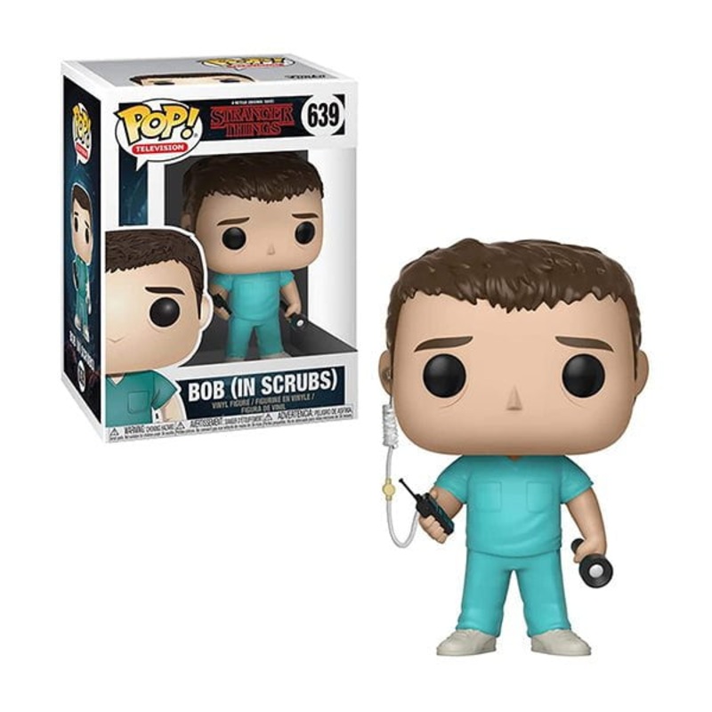 Funko POP TV: Strangers Things – Bob in Scrubs, Multicolor – FU30878