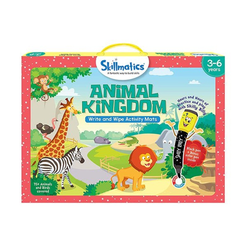 Skillmatics, Animal Kingdom, 3-6 Years, Creative Fun Activities for Kids, SKILL09AKB