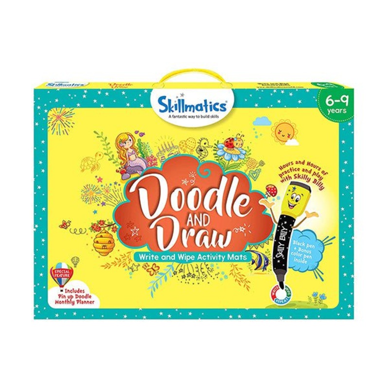 Skillmatics, Doodle and Draw, 6-9 Years, Set of 1, SKILL05DDB