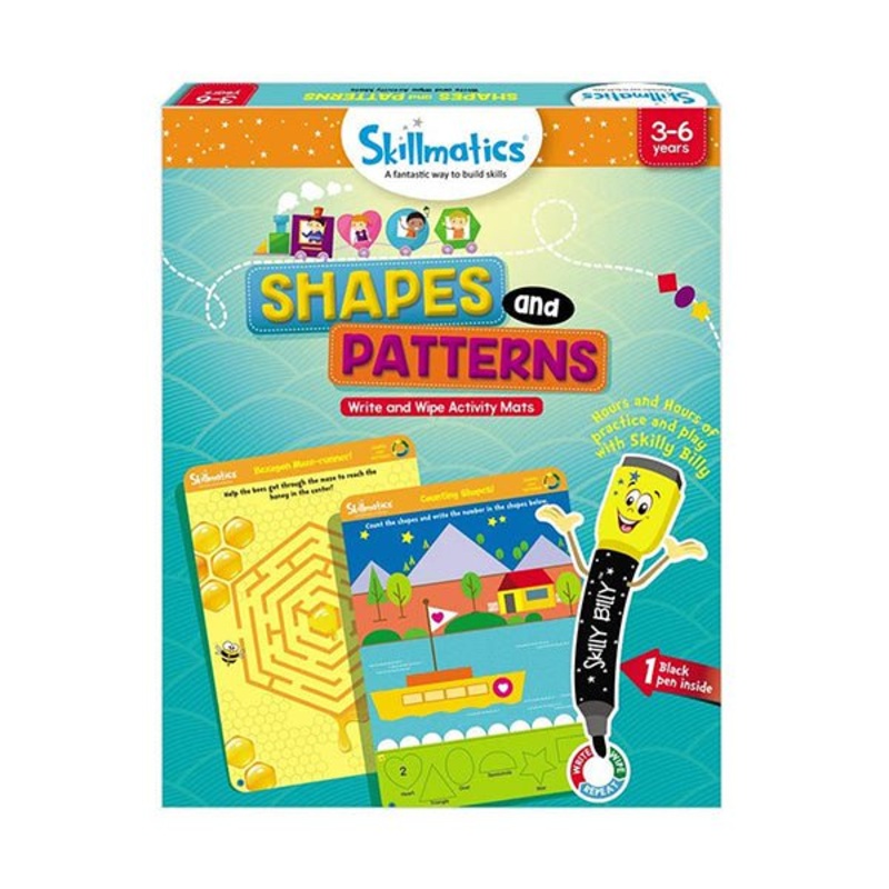 Skillmatics, Shapes and Patterns, 3-6 Years, Learning Creative Fun Activities, SKILL13SPS