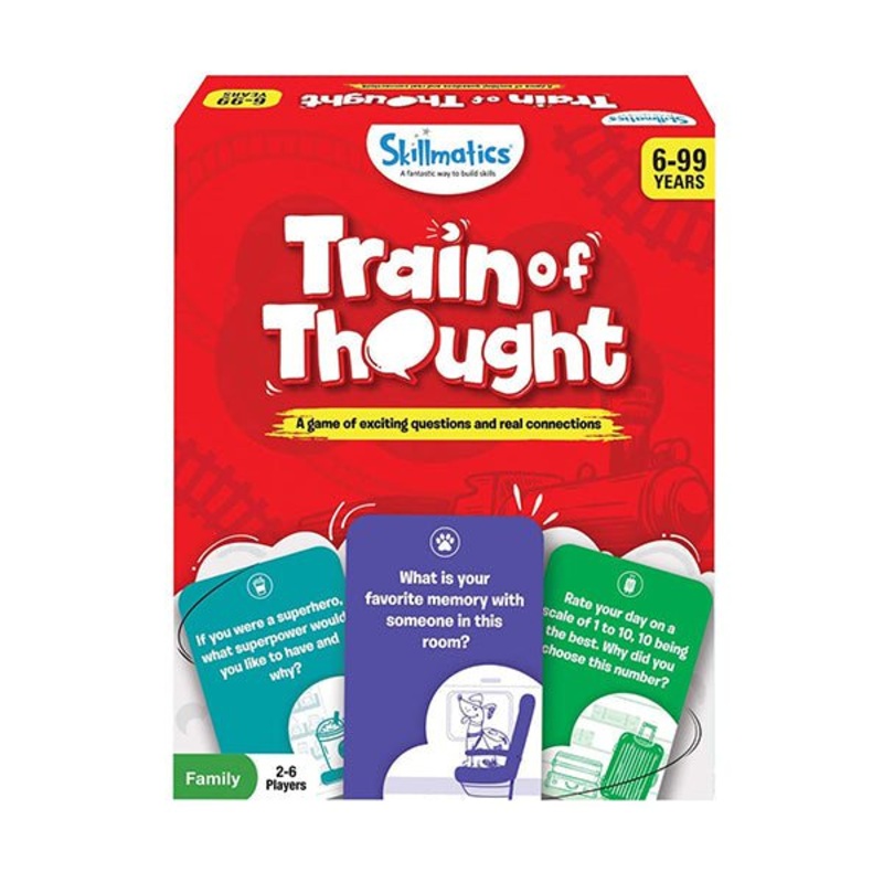 Skillmatics, Train of Thought, 6-99 Years, Family Connection & Conversation Starters, SKILL93TOT
