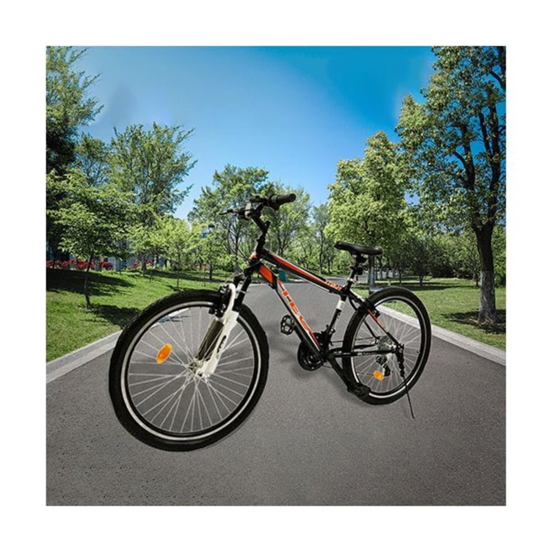 TEC, Bike Titan 24 Black Orange without Shimano, S22