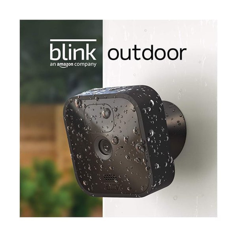 Blink Outdoor – 2 camera kit, wireless, weather-resistant HD security camera, two-year battery life, motion detection, set up in minutes