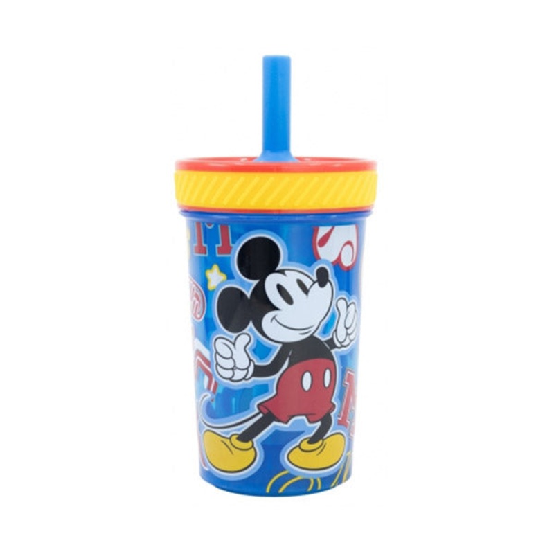 Disney Stor Drop Safe Silicone Straw PP Tumbler 370ml Mickey Mouse Cool – 74387