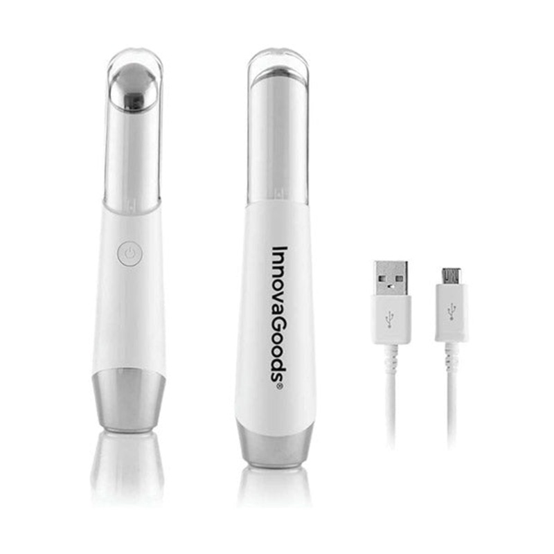 InnovaGoods Anti-Ageing Eye Massager with Phototherapy, Thermotherapy, and Vibration Therey – V0103319