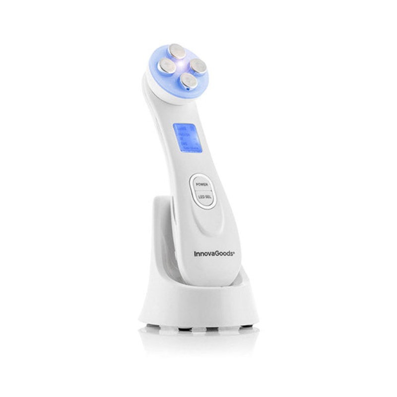 InnovaGoods Facial Massager with Radiofrequency, Phototherapy, and Electrostimulation Wace – V0103440