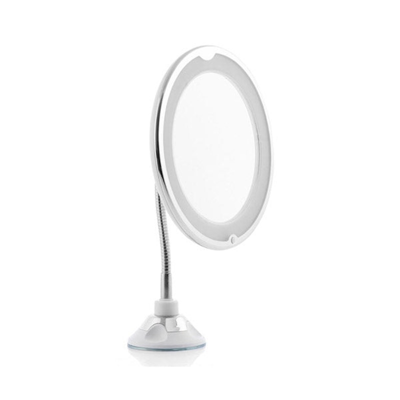 InnovaGoods Led Magnifying Mirror with Flexible Arm and Suction Pad Mizoom – V0101221