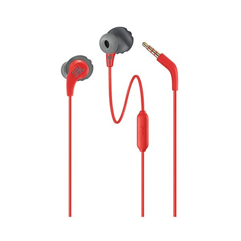 JBL Endurance RUN, Sports in Ear Wired Earphones with Mic, Sweatproof, Flexsoft eartips, Magnetic Earbuds, Fliphook & TwistLock Technology with Voice Assistant Support for Mobiles