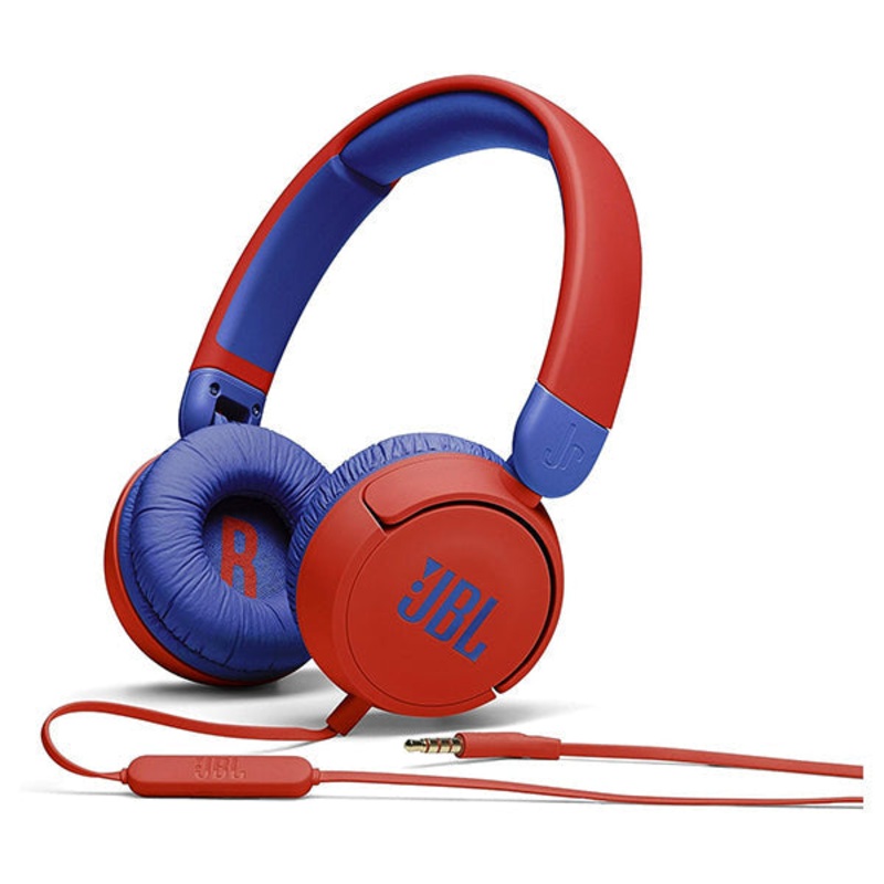 JBL JR 310, On-Ear Children’s over-ear headphones with aux cable and built-in microphone