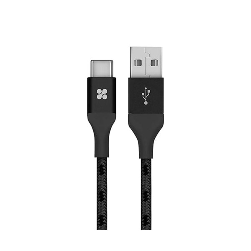 Promate Unilink-CAM USB Type-C Cable, Heavy Duty Mesh Armored 1.2 Meter Type-C to USB-A Sync and Charge Cable with 5Gbps Transfer Speed