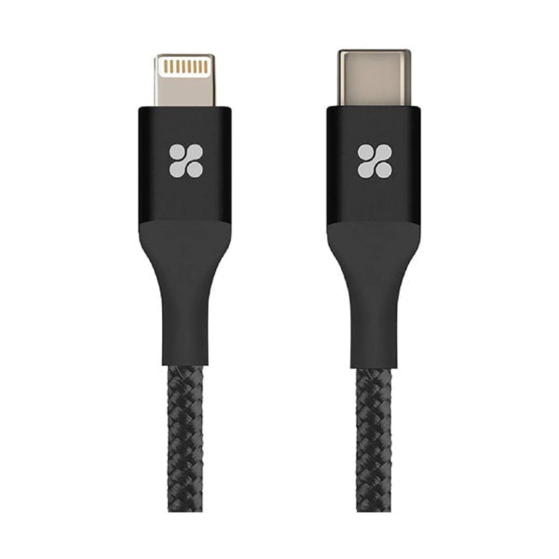 Promate UNILINK-LTC, Unilink-Utc Heavy Duty Nylon USB Type-C To Lightning Cable, 1.2 M