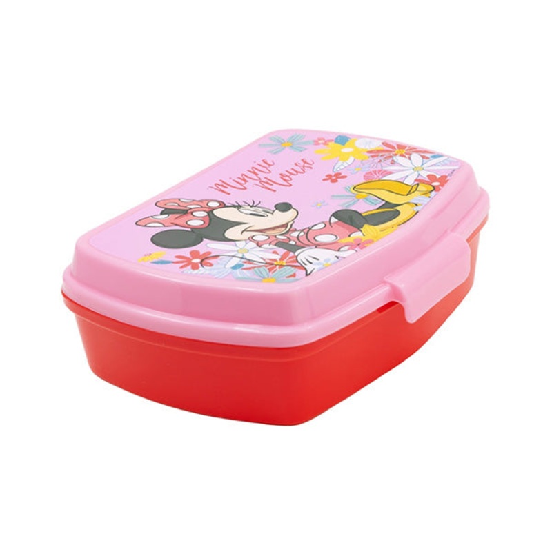 Stor Funny Sandwich Box Minnie Mouse Spring Look – 74474