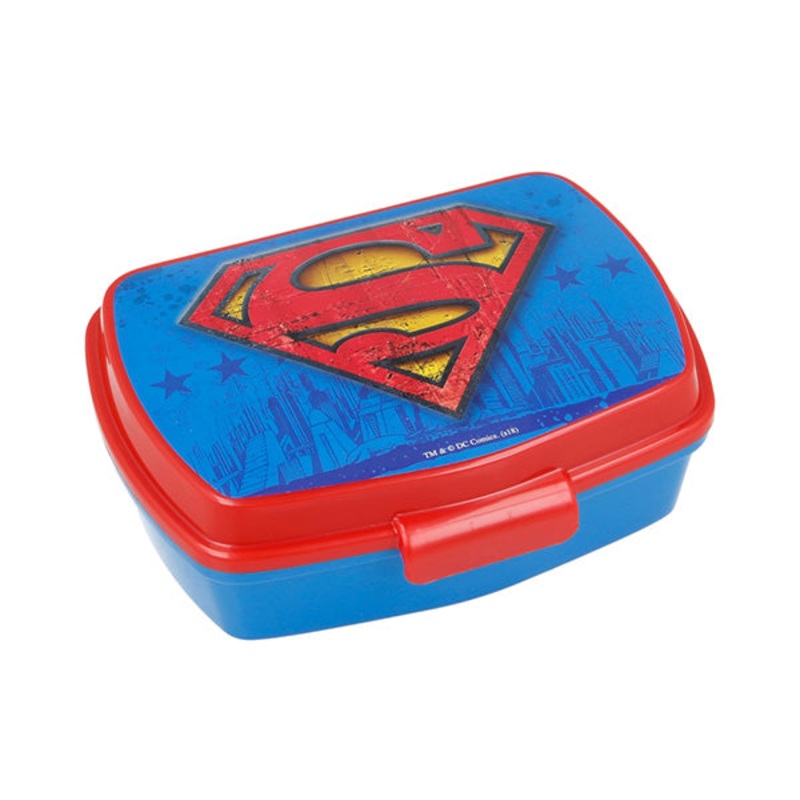 Stor Funny Sandwich Box Superman Symbol – 85675