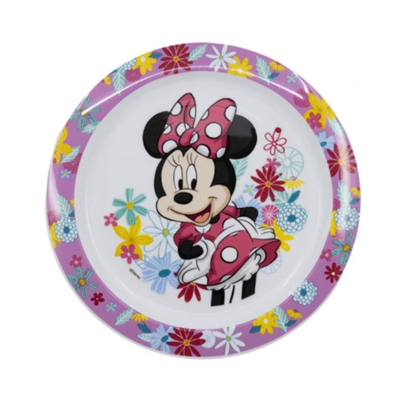 Stor Kids Micro Plate Minnie Mouse Spring Look – 74447