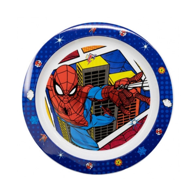 Stor Kids Micro Plate Spiderman Midnight Flyer – 74747