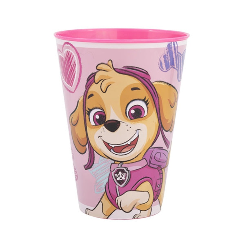 Stor Large Easy PP Tumbler 430ml Paw Patrol Girl Sketch Essence – 74506