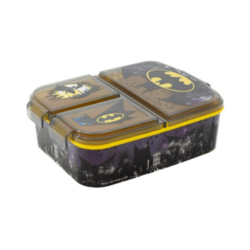 Stor Multi Compartment Sandwich Box Batman Symbol – 85520