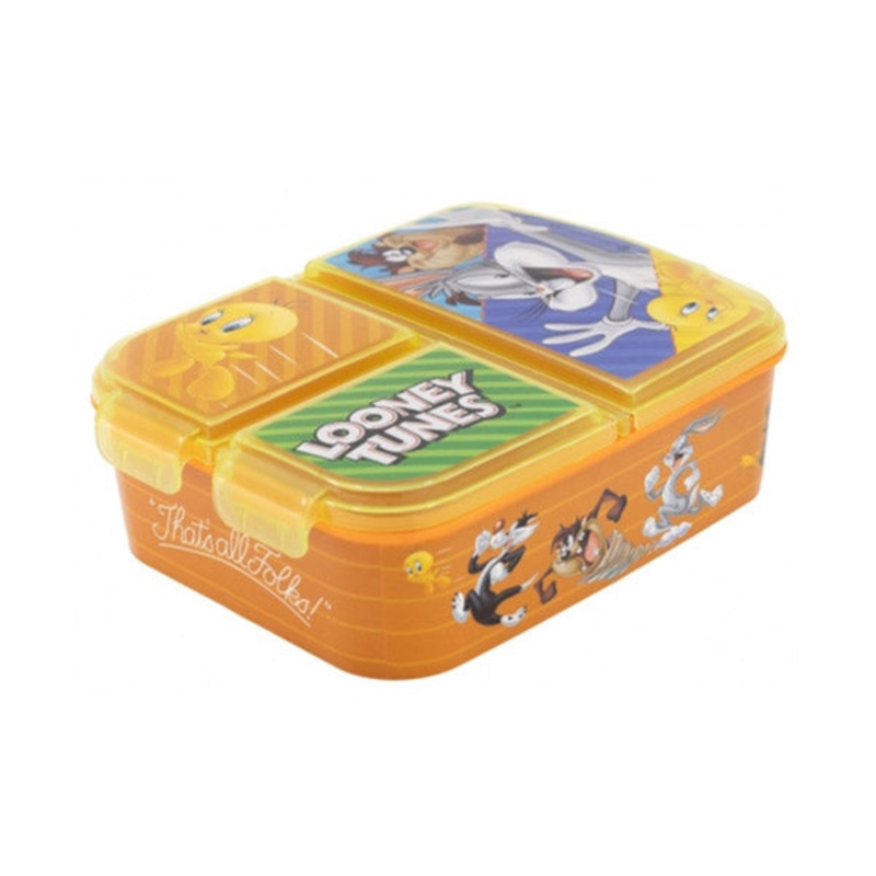 Stor Multi Compartment Sandwich Box Looney Tunes Heroes, 74920