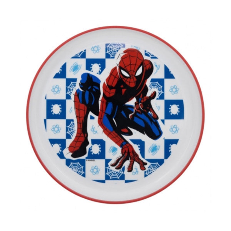 Stor Non-Slip Bicolor Premium Plate Spiderman Arachnid Grid – 74792