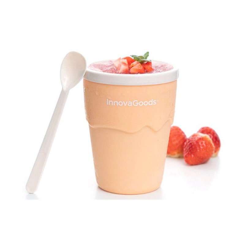 InnovaGoods Cup for Making Ice Creams and Slushies with Recipes Frulsh – V0103263