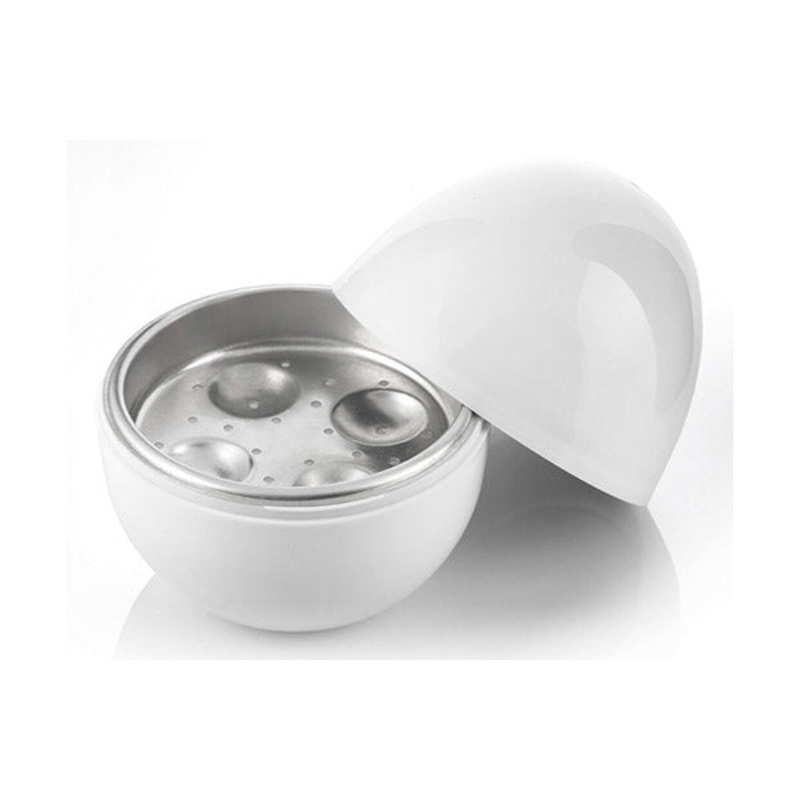 InnovaGoods Microwave Egg Boiler with Recipe Booklet Boilegg – V0101051